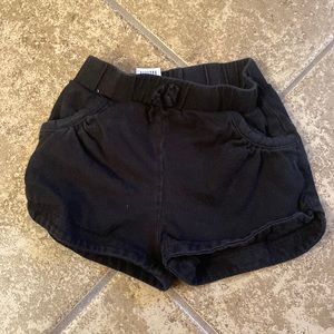 Circo 24M Solid Plain Black Shorts with Pockets